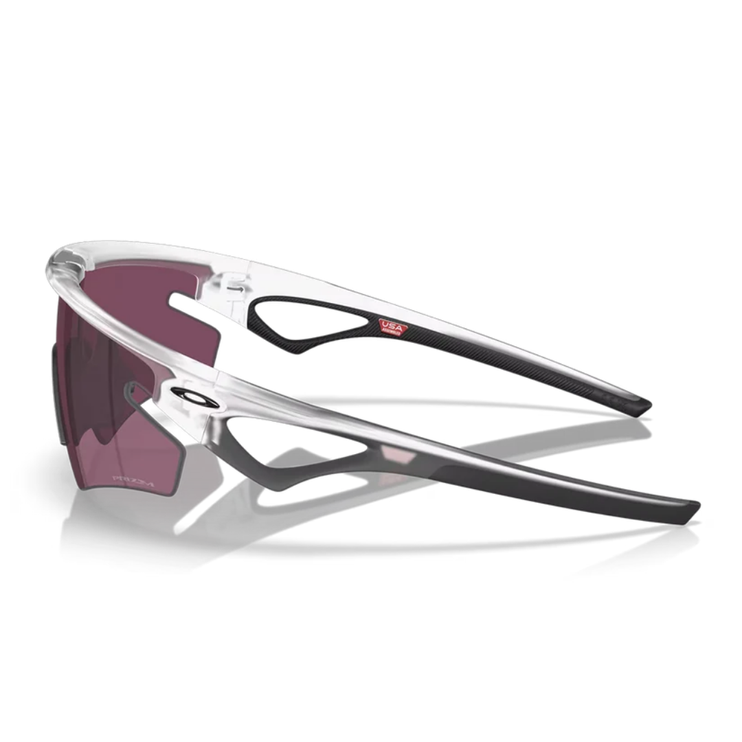 Gafas de sol Oakley Sphaera Slash Matte Clear con lentes Prizm Road Black, referencia OO9499-1036 - vista 3