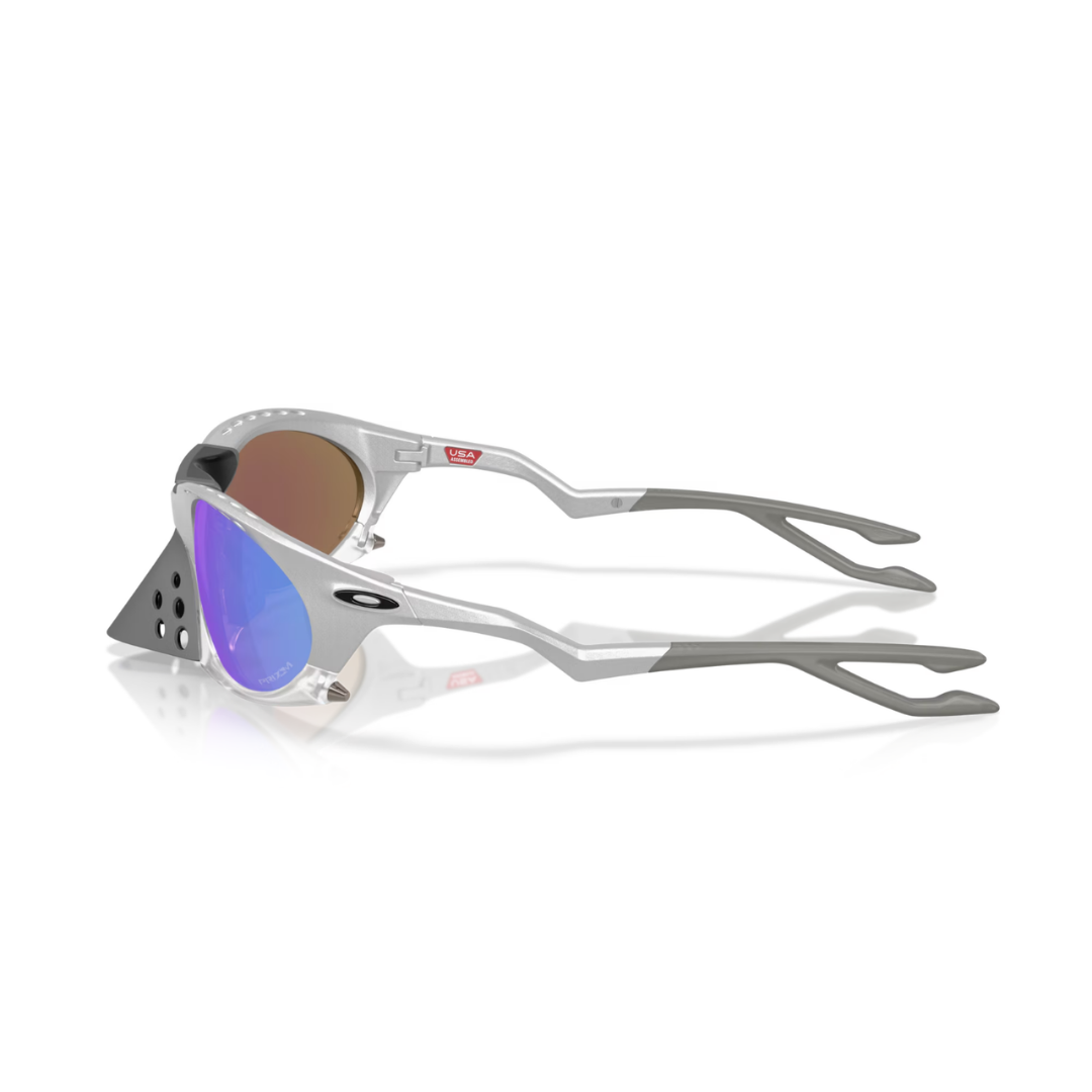 Gafas de sol Oakley Plantaris X-Silver con lentes Prizm Sapphire, referencia OO9437-1363 - vista 3