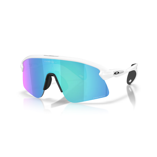Gafas de sol Oakley Stunt Devil S Matte White con lentes Prizm Sapphire, referencia OO9518-0436