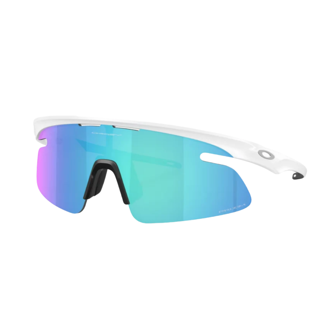 Gafas de sol Oakley RSLV Lite Matte White con lentes Prizm Sapphire, referencia OO9527D-0450